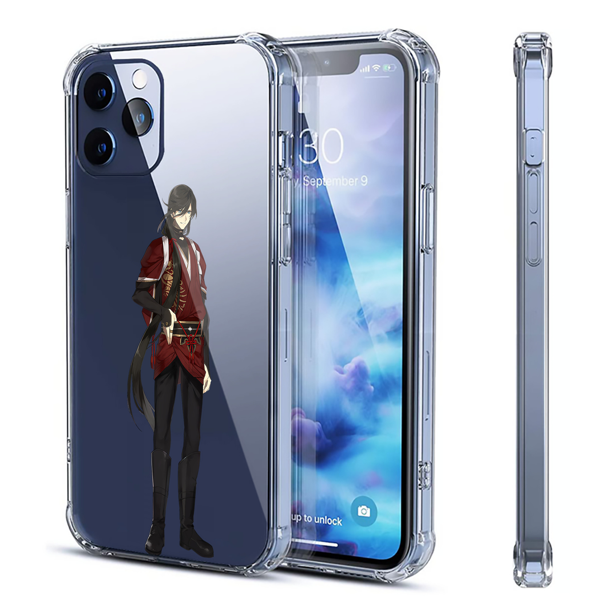 （画像用） 刀剣乱舞 Touken Ranbu 【iPhone 12シリーズ対応】透明スマホケース（クリアソフトケース）
